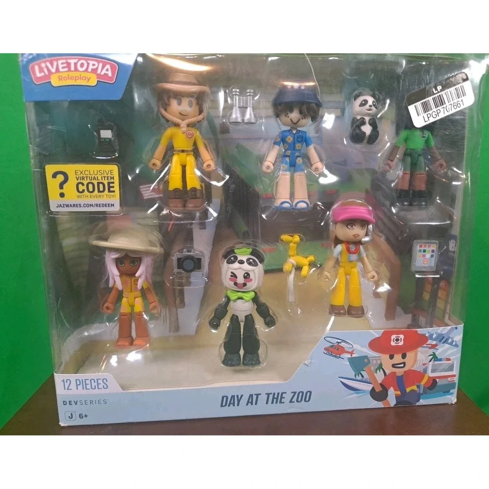 Livetopia Roleplay Day at the Zoo 12-Piece Figure Set from the DevSeries by Jazw